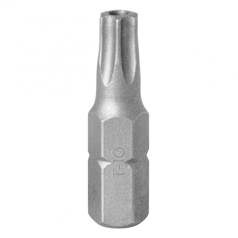 Вставка (бита) торцевая 1/4", Torx, T10, L = 25, с отверстием KING TONY 102510U